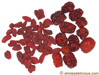 Dried red Dates and Chinese Wolfberries